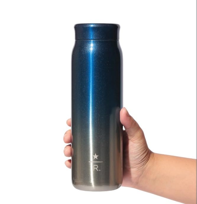 スターバックス リザーブ® ステンレスボトル ブルー＆シルバー591ml Amazon | STARBUCKS スターバックス リザーブ® ステンレスボトル