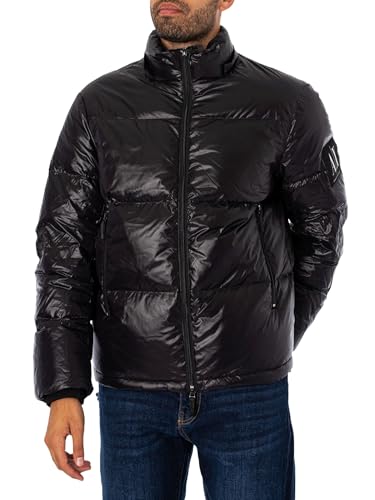Image of Armani Exchange Men's Icon Hooded Puffer Jacket