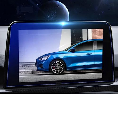 Écran GPS Ford Focus 2019 propre en voyage avec ce film en verre