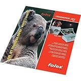 Muy conveniente Bramacartuchos - 10X Hojas Papel Transfer para Camisetas de Algodon Blancas para Hp Canon Brother Epson