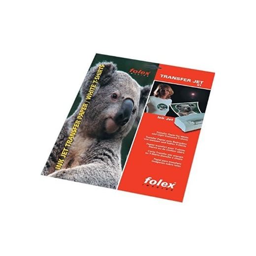 Bramacartuchos - 10X Hojas Papel Transfer para Camisetas de Algodon Blancas para Hp Canon Brother Epson