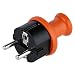 Produktbild Schukostecker Gummi Orange WT-40H 230V (Schukostecker Gummi Orange)