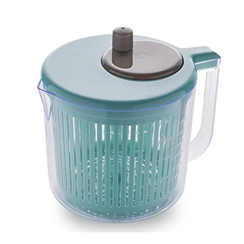 Hedtec Dryer Household Salad Spinner Non Slip Vegetables Dryer Fruits Salad Spinner Manual Vegetables Salad Spinner Kitchen Tool Accessories Filter Kitchen #TOP5