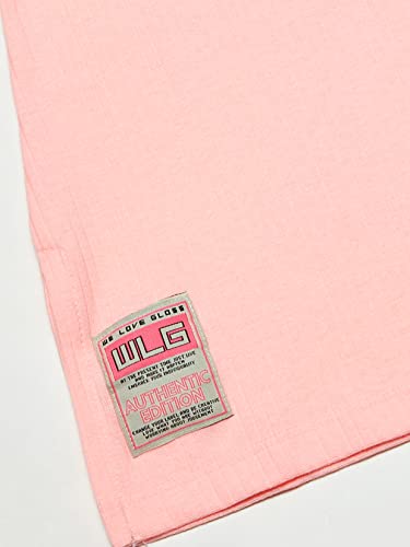 Blusa Alongada com Abertura Lateral Juvenil Gloss, Rosa, 12