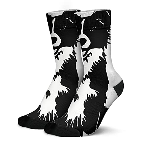 Crew Socks High Ankle Sports Socks Border Collie Comfort Socks Cute Novel Funny for Men?Women Gift