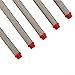 Replacement 200 Mesh Airless Spray Tool Filter Insert, 304 Stainless Steel, Red, for Wagner Spray Tools, Compatible with Base Coat, Enamel, and Primer (5-Pack)
