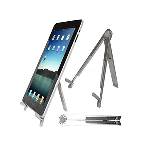Cascacavelle Stand Portable Universel Et Pliable pour Les Ordinateurs Portables, iPad Et Tablettes - Argent by