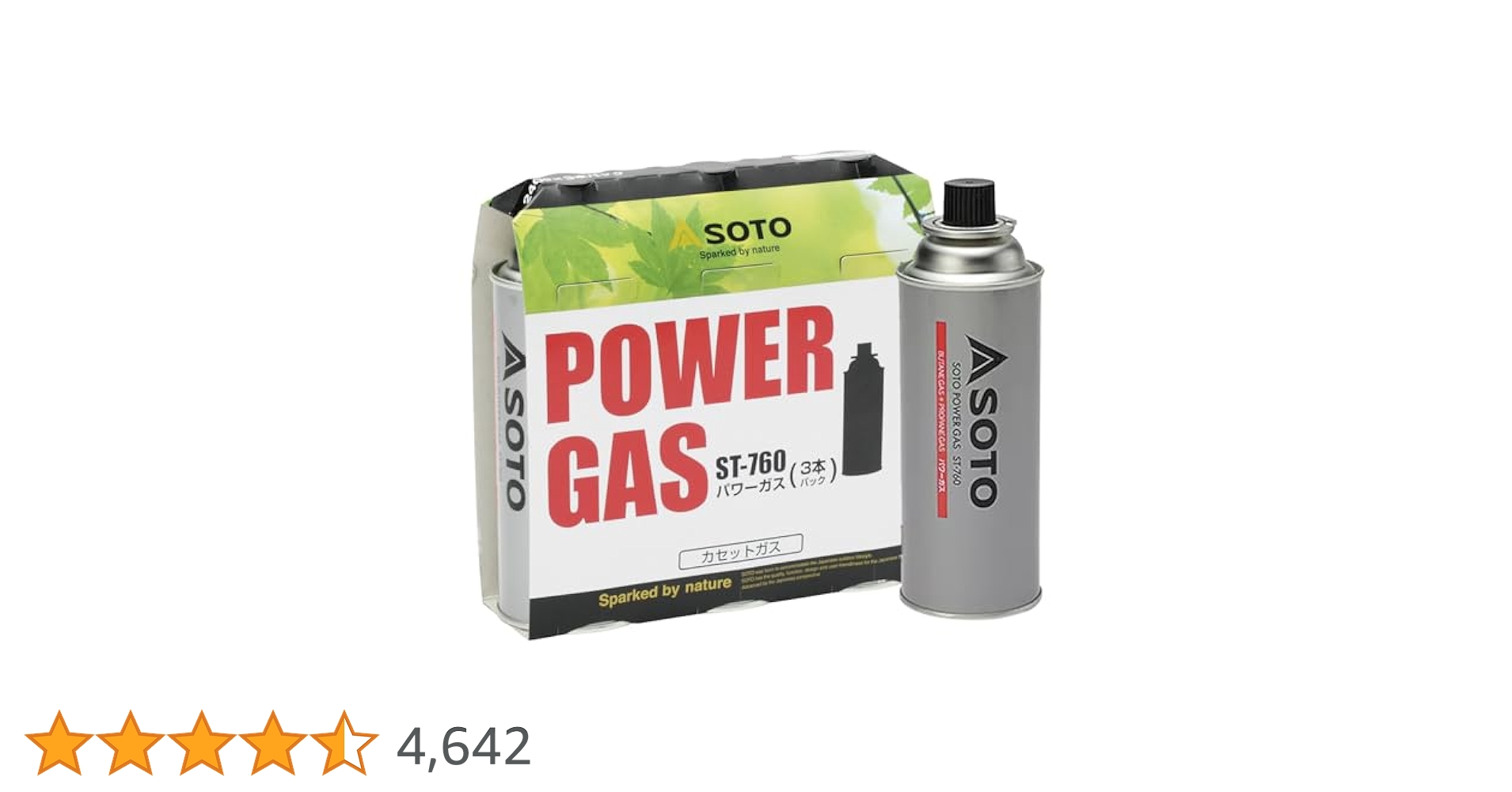 タフまるJr. SOTO パワーガスST-760 満タン2本付き タフまるJr. SOTO パワーガスST-760 満タン2本付き カセット