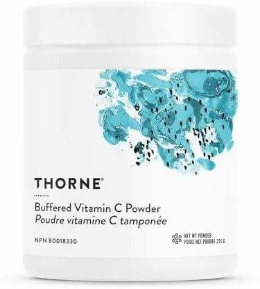 Thorne Buffered C Powder - Vitamin C (Ascorbic Acid) with Calcium, Magnesium, and Potassium - 231 Grams