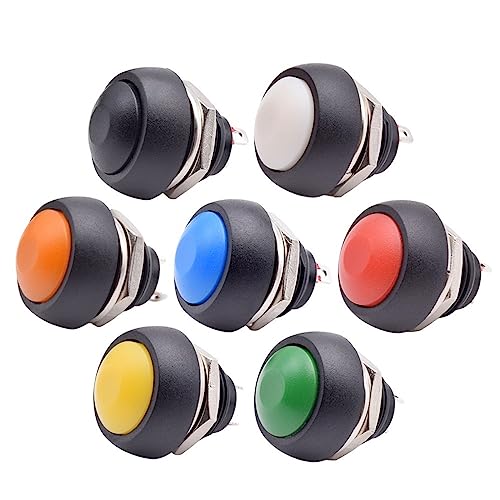 Bouton poussoir de simulation interrupteur PBS 33B jaune pour cockpit DIY