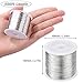 MIKIMIQI 328Ft Jewelry Wire - 26 Gauge Tarnish Resistant Copper Beading Wire for Jewelry Making, 0.4mm X 100m (Silver Color)
