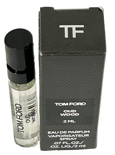 Image of Tom Ford Oud Wood Eau de Parfum Unisex Sample Small Travel Size Spray Perfume 0.07 fl oz / 2 ml