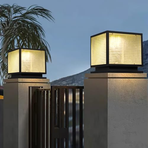 Farola exterior LED para iluminar caminos oscuros y el porche 4