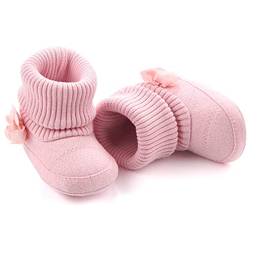 Size 1 Shoes for Baby Girl Cotton Shoes for Baby Girls and Boys Warm Shoes Soft Flat Shoes Toddler Girls4