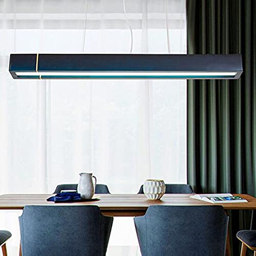 Chandelier en bois bleu de mer pour illuminer une table sombre - 2