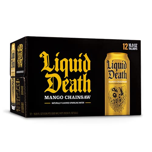 Liquid Death Lime & Mango Mixed Pack (24 x 16.9 oz Cans)