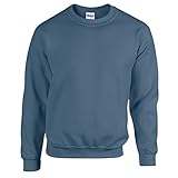  Gildan Heavy Blend Erwachsenen Crewneck Sweatshirt 18000 XXL, Indigo Blue