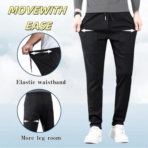Mencomfy Cargo Pants, High Stretch Multi-Pocket Durable Cargo Pants Comfort Fit Stretch Cargo Pant, Waterproof Cargos Pant2