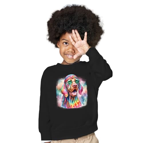 Hippie Dog Portrait Watercolor Tie-dye Vintage Styles Adult Youth T-Shirt Hoodie Sweatshirt3