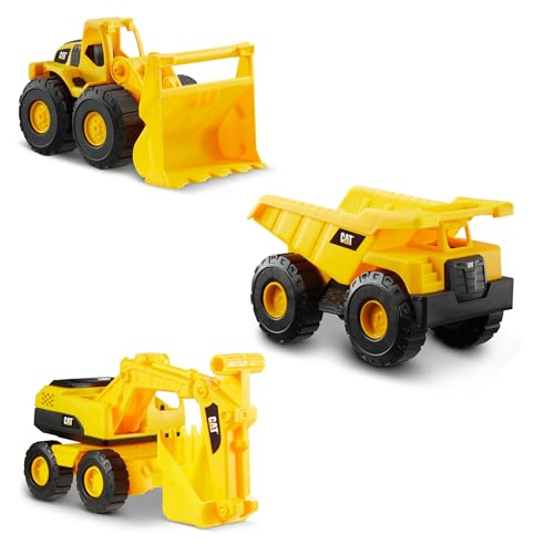 CatToysOfficial Set de Vehículos de Construcción de Juguete | Camión Volquete, Pala Cargadora, Excavadora | Partes Articuladas | CAT Toy Regalos y Juguetes para Niños de 3 Años o Más CatToysOfficial Set de Vehículos de Construcción de Juguete | Camión Volquete, Pala Cargadora, Excavadora | Partes Articuladas | CAT Toy Regalos y Juguetes para Niños de 3 Años o Más