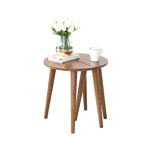 Nightstand Solid Wood Accent Table,Coffee Table Side Table Multifuncti