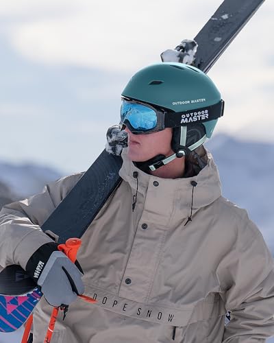Image of OutdoorMaster Kelvin Ski Helmet - Snowboard Helmet for Men, Women & Youth | Ski & Snowboard Use,Fits Men,Women & Youth,ASTM Certified Impact Protection,Adjustable Ventilation