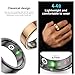 EOGBM Smart Rings for Men, Fitness Trackers for Women - Sleep Tracking Wearable - Heart Rate - Blood Oxygen - IP68 Waterproof, Compatible with Android & iOS（Rose Gold） (8#)