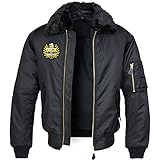 hochwertige Jacke mit Aufnäher-Veredelung