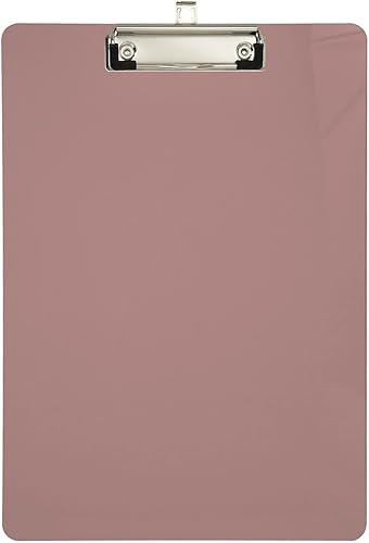 Miniatura 10 de Gredecor Portapapeles acrílico con diseño de corazones pequeños y margaritas, para oficina, escuela, enfermería, tamaño de letra A4, 9 x 12.5