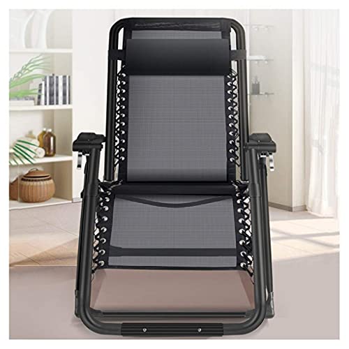 Chaise zero gravity pliante et inclinable pour jardin et camping