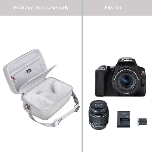 Funda rígida EVA para Canon EOS Rebel gris miniatura 7