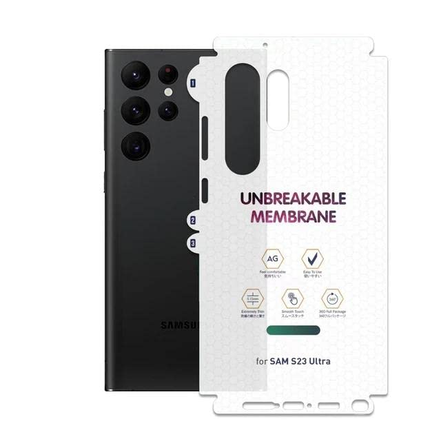 TechTrendz 360 Degree Screen Protector Unbreakable Hydrogel Membrane TPU Matte Back Screen Guard Compatible with Samsung Galaxy S23 Ultra 5G (It is not Tempered Glass) (B0CT5XR48N) Amazon Price History, Amazon Price Tracker