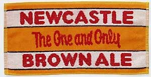 Newcastle Brown Ale Cotton Bar Towel 21" x 10" (pp)