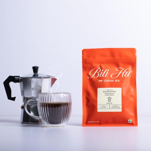 Image of Bili Hu Coffee, Mokapot Coffee Powder, Balur Estate, Robusta Blend, Medium Roast, (Pack of 1, 250 gms)