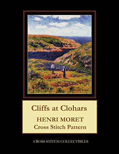 Cliffs at Clohars: Henri Moret Cross Stitch Pattern