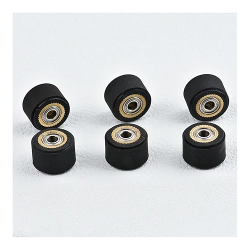 Galet presseur anti-glissement en caoutchouc et cuivre pour plotter de découpe, 6pcs