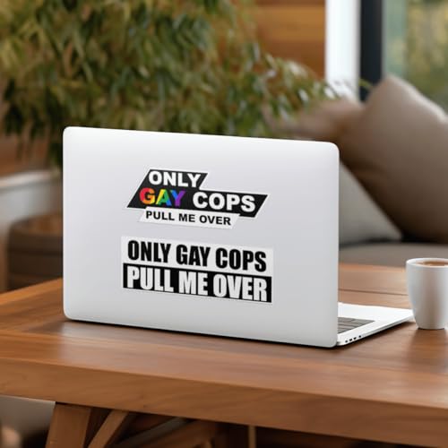 Image of Pack 6 Pcs Funny Gay LGBT Sticker for Cars Laptops Vehicles Trucks Window Helmets Computers Motorcycles Bumper Stickers Removable Waterproof Vinyl Decals Car Exterior Accessories