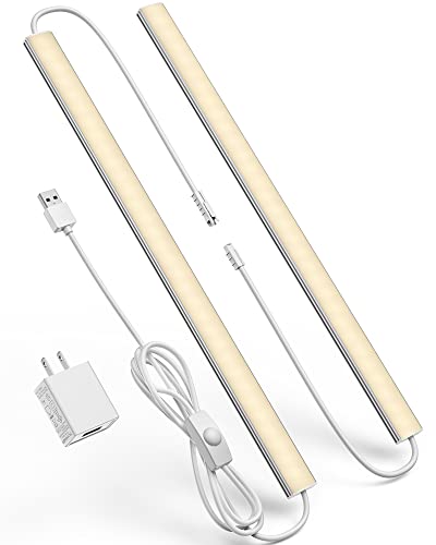 Vovamo Plug-in Under Cabinet Lighting, Dimmable Under Counter Lights for ...