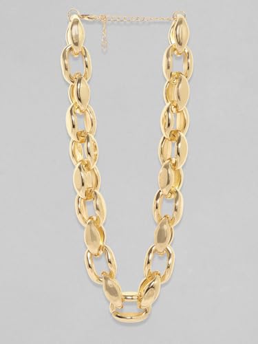 Image of Rubans Demi Fine Stainless Steel Necklace Chain Link Gift for Women & Girls