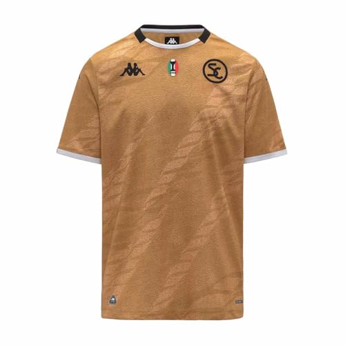 Maillot Kappa Kombat 2026 Spezia Jaune taille L pour éviter la chaleur en plein match