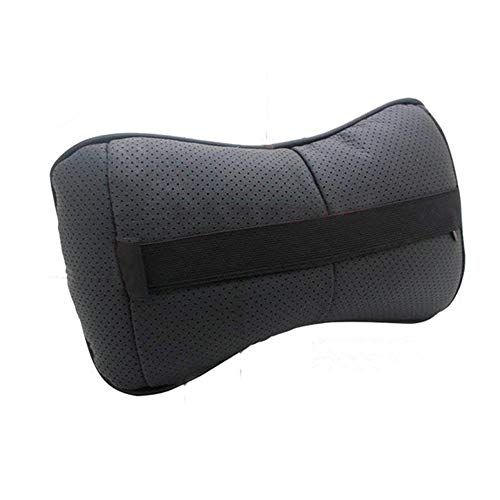 Auto Sport Fit Honda Seat Pillow 2PCS Genuine Leather Bone-Shaped Car Seat Cushion Neck Rest Headrest Pad Car Accessories