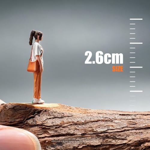 Figurine femme 1/64 accessoire résine pour donner vie aux maisons de poupées - 2