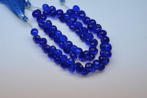 Kyanite bleue briolette AAAA pour bijoux de luxe haute joaillerie