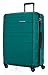 HAUPTSTADTKOFFER Ostkreuz Luggages Set Matt Suitcase Set Hardside Spinner Trolley Expandable (20“, 24“ & 28“) TSA Pine Green