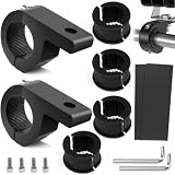 2 Pcs Soporte Foco Led Moto Abrazaderas de Tubo Universal 19-32mm con Gomas