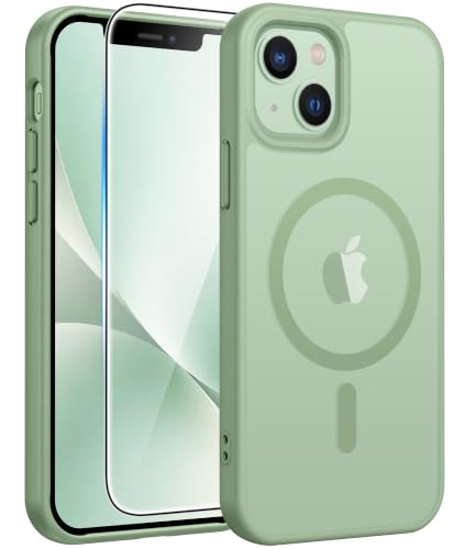 Image of FNTCASE for iPhone 13 mini /12 mini Case : Magnetic Translucent Matte Silm