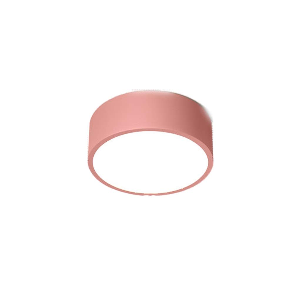 HynJGih Aisle Lights Corridor Lights Simple Modern Macarons led Ceiling Lights Colorful Balcony Kitchen Porch Home Lighting(Pink,A (White Light))