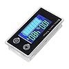 Universal Battery Capacity Tester - 10-100V Voltmeter with Temperature Display - Digital LCD Gauge Meter for 12V, 24V, 36V, 48V Batteries #3