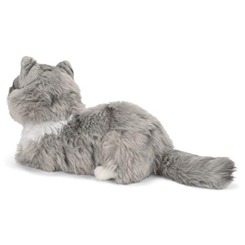Demdaco 5005030200 Sweet Maine Coon Cat Silver Grey 10 Inch Children'S Soft Plush Stuffed Animal Toy thumb #2