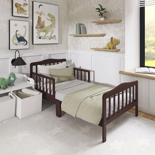 Image of Dream On Me Classic Design Toddler Bed, GREENGUARD Gold, Espresso